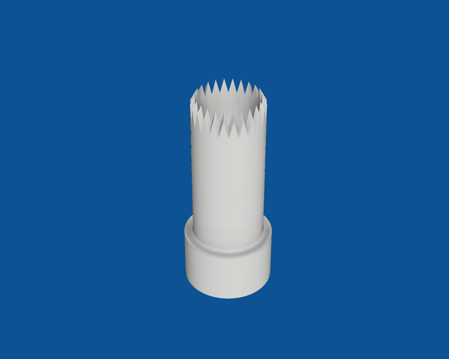V-förmige Zahnstanzklinge mit 25,4 mm Durchmesser, Teilenummer 92020