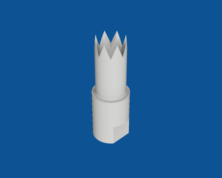Zum erweitern klicken   V-förmige Zahnstanzklinge mit 25,4 mm Durchmesser, Teilenummer 92024